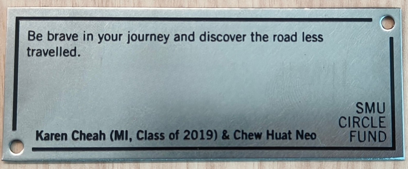 Karen's plaque