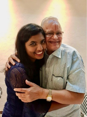 Shreya and her grandfather